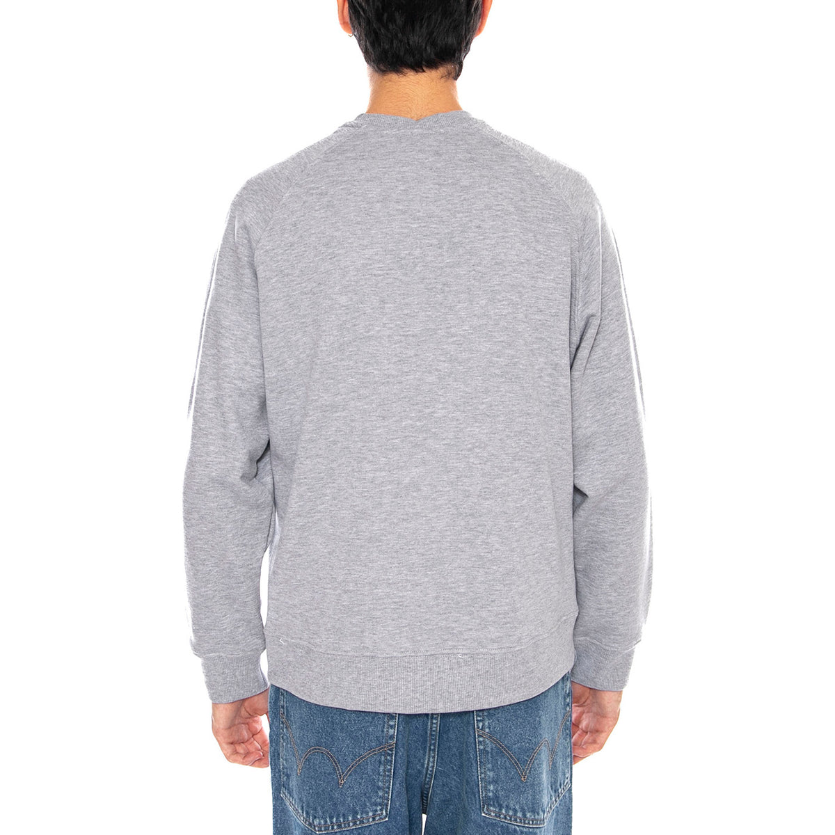 Varsity Raglan Crew Grey - Felpa Girocollo Uomo Grigia 6050205 10122 CAT 