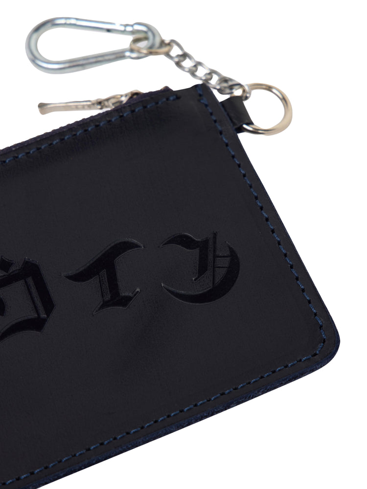 EDWIN POUCH LEATHER NAVY - Portafoglio Blu I034293.77.00. 77.00 EDWIN 