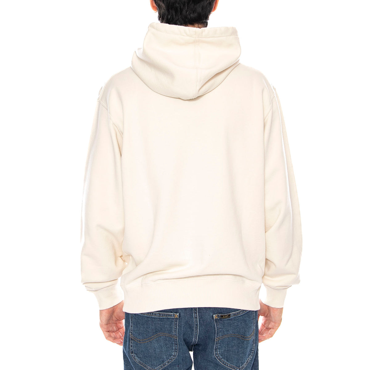 Beetle Hoodie Sweat Whisper White - Felpa con Cappuccio Uomo Bianca I035043.WHW.67. WHW.67 EDWIN 