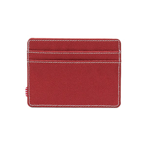 Charlie Cardholder Ochre White Stitch - Portacarte Rosso 30065 06284 HERSCHEL 