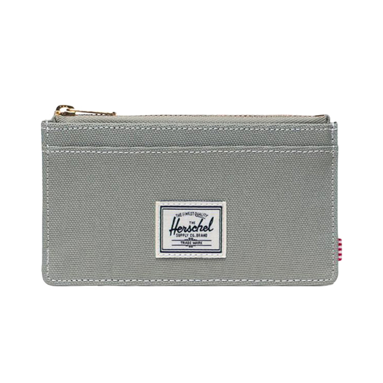 Charlie Cardholder Seagrass White Stitch - Portacarte Grande Verde 30070 06110 HERSCHEL 