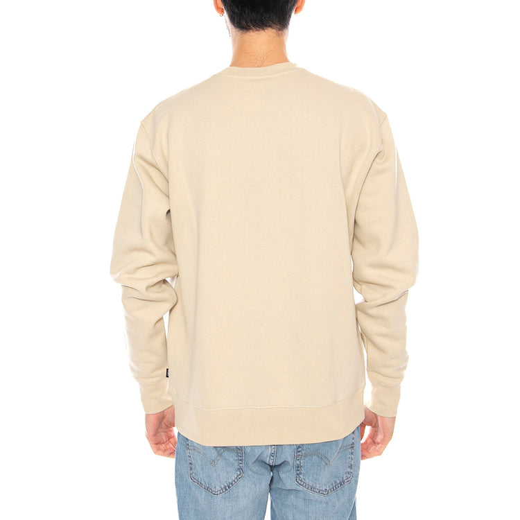 HUF Set Triple Triangle Crewneck -- Felpa Uomo Stone Beige PF00650 STN HUF 