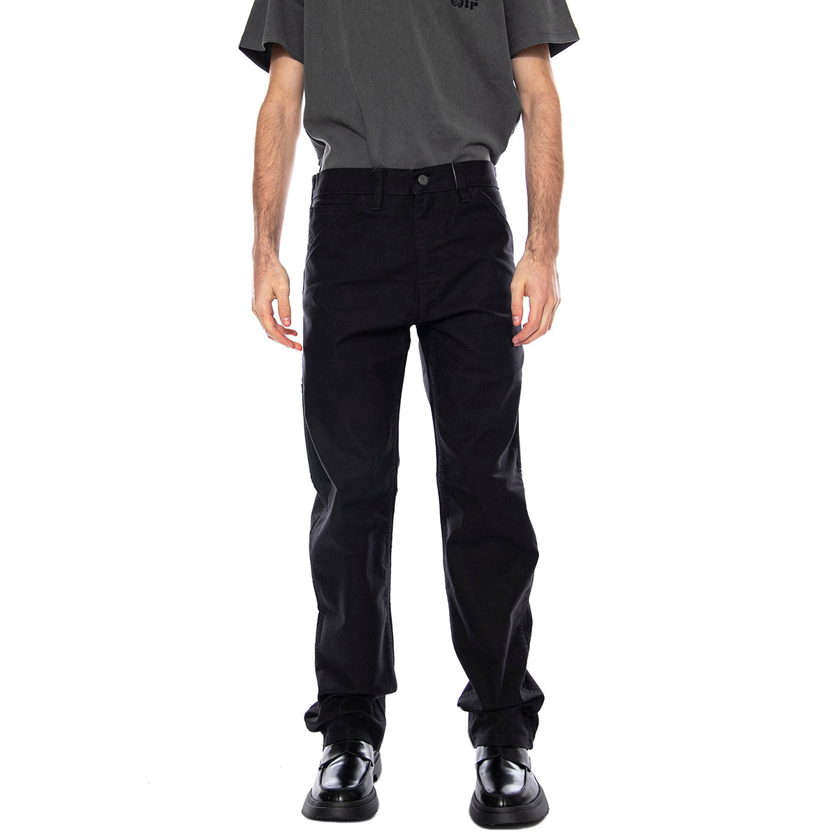 Levi's Mens 505 Workwear Regular Fit Utility Pants - Pantaloni Denim Jeans Uomo Neri 34233-0000 . LEVIS 
