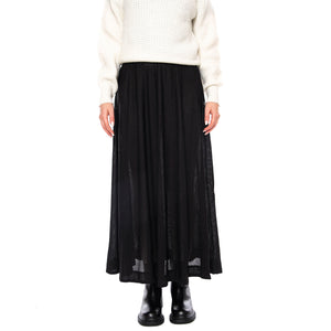 Izzy Skirt -- Gonna Lunga Plissé Donna Nera 237274156 999 MINIMUM 