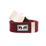 Big Boy Web Belt Burgundy - OBEY Herrengürtel, mehrfarbig/burgunderrot