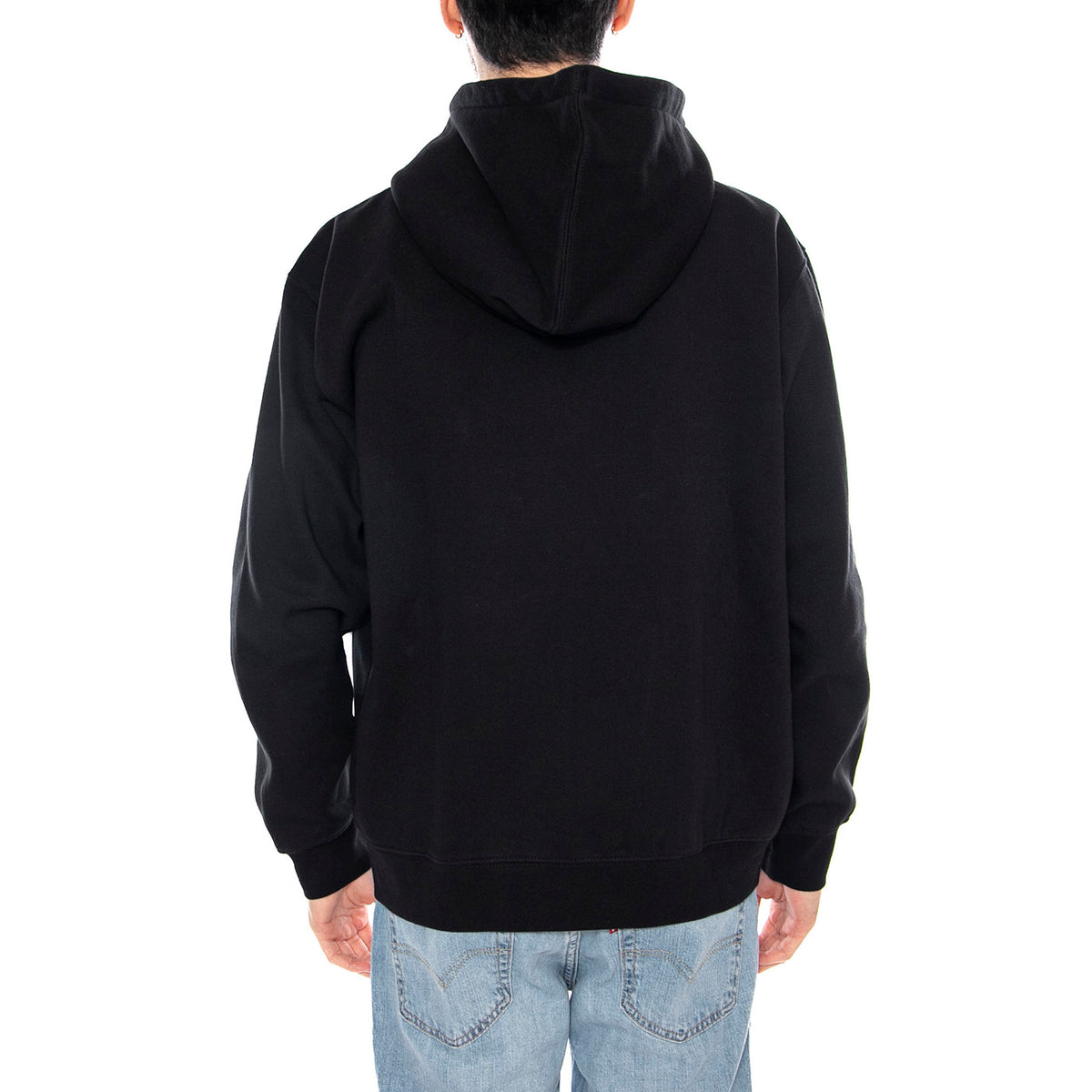 Established Works Eye Zip Hood -- Felpa Uomo Nera 112460011 BLK OBEY 