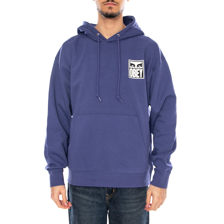 Obey Eyes Icon 2 Fleece -- Felpa Uomo Skipper Blu 117462142 SIB OBEY 