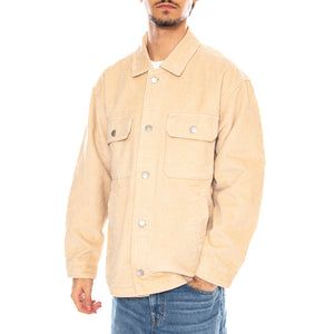 Benny Cord Shirt Jacke Irish Cream - Giacca / Camicia Uomo Beige 121160050 IRC OBEY 