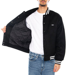 League Icon Jacket - Giacca Uomo Nera 121800523 BLK OBEY 