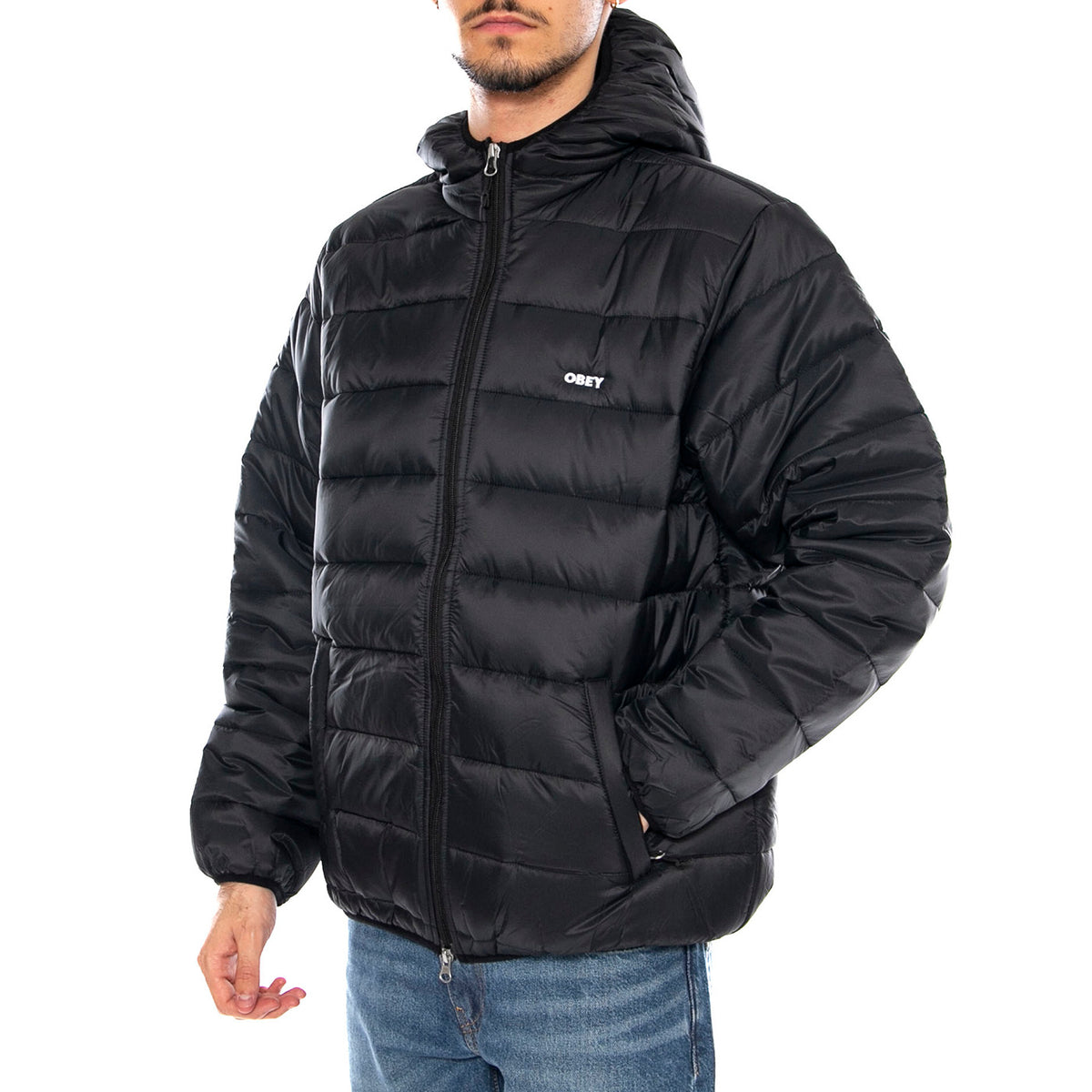 Obey Terra Jacket Black -- Giacca Uomo Nera 121800561 BLK OBEY 