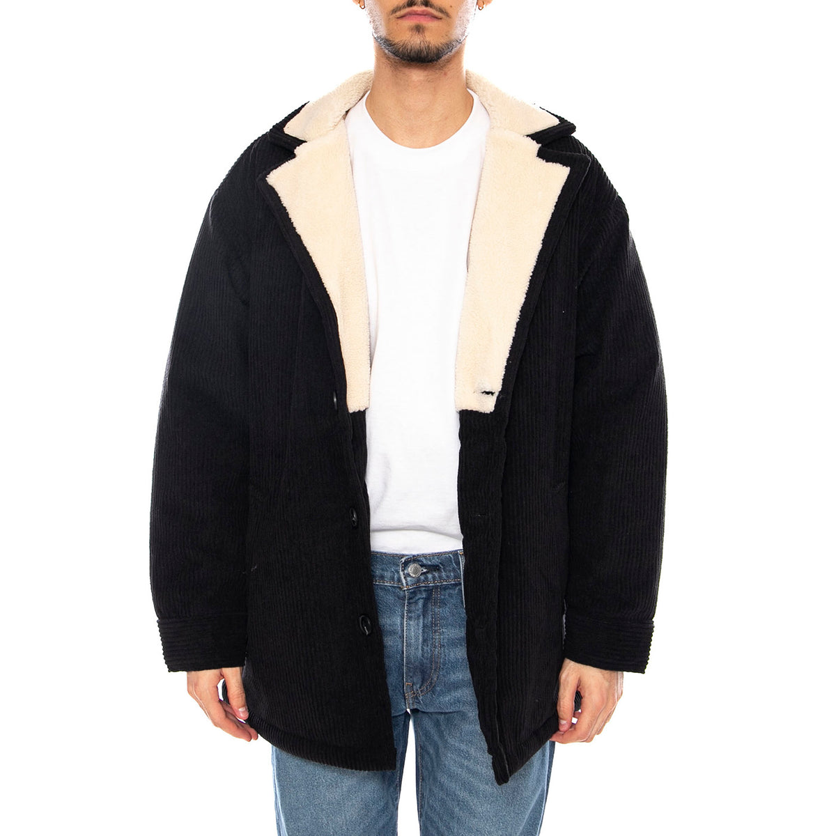 Obey Becker Coat Black -- Cappotto Uomo Nero 121800579 BLK OBEY 