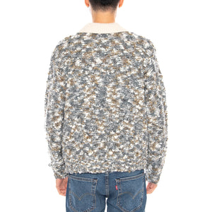 Reuben Sweater Polo Grey / Multi -- Polo a Maniche Lunghe Uomo Grigio / Multicolore 151000096 GYM OBEY 
