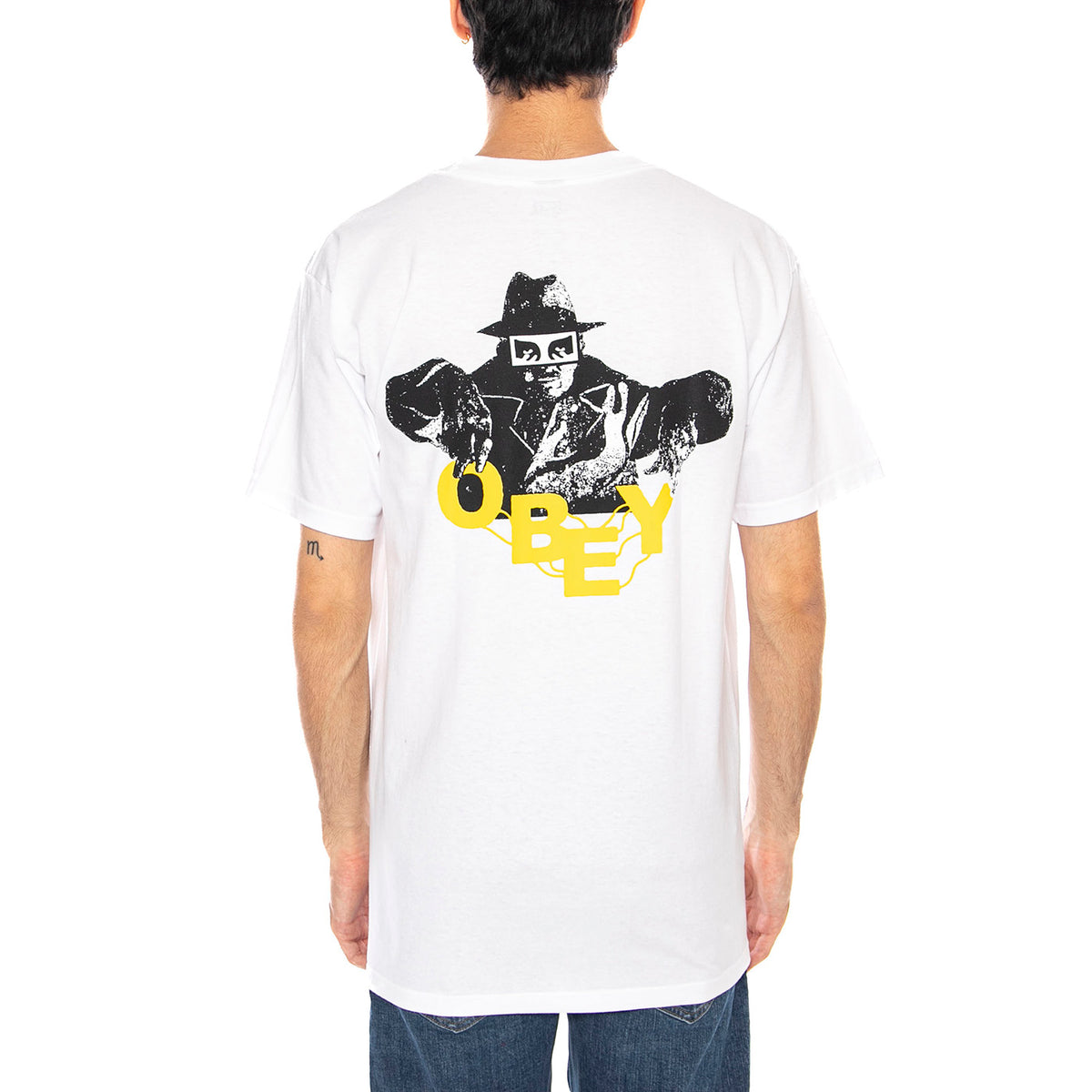 Obey Inner Power Tee White - Maglietta Girocollo Uomo Bianca 165263961 WHT OBEY 