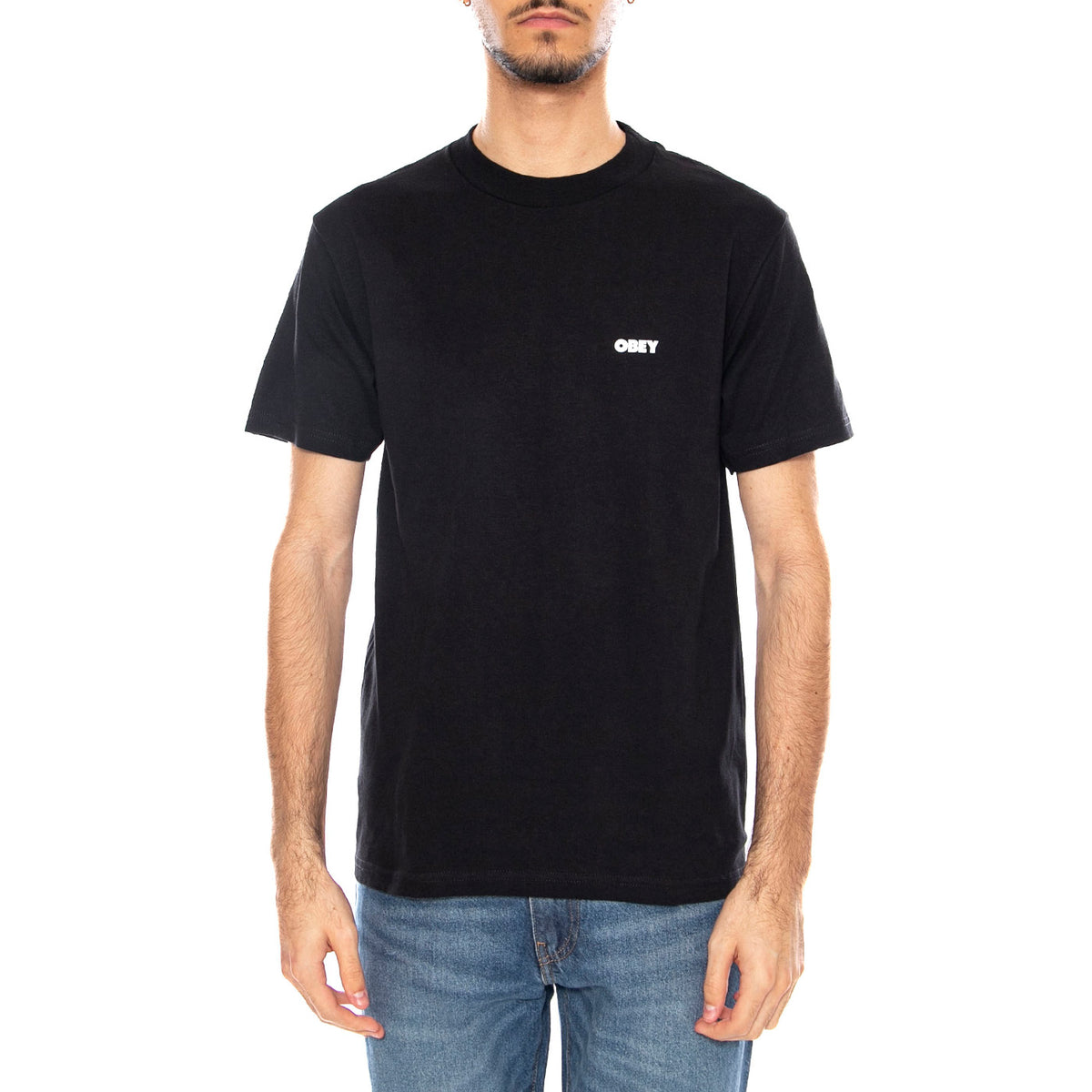 Obey Alternate Reality Tee -- Maglietta Girocollo Uomo Nera 165264140 BLK OBEY 