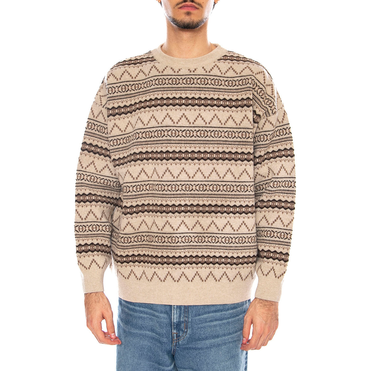 Khumalo Olow Sweater Multioclore - Maglione Girocollo Uomo Multicolore PU-KHUM-MU MULTICOLOR OLOW 