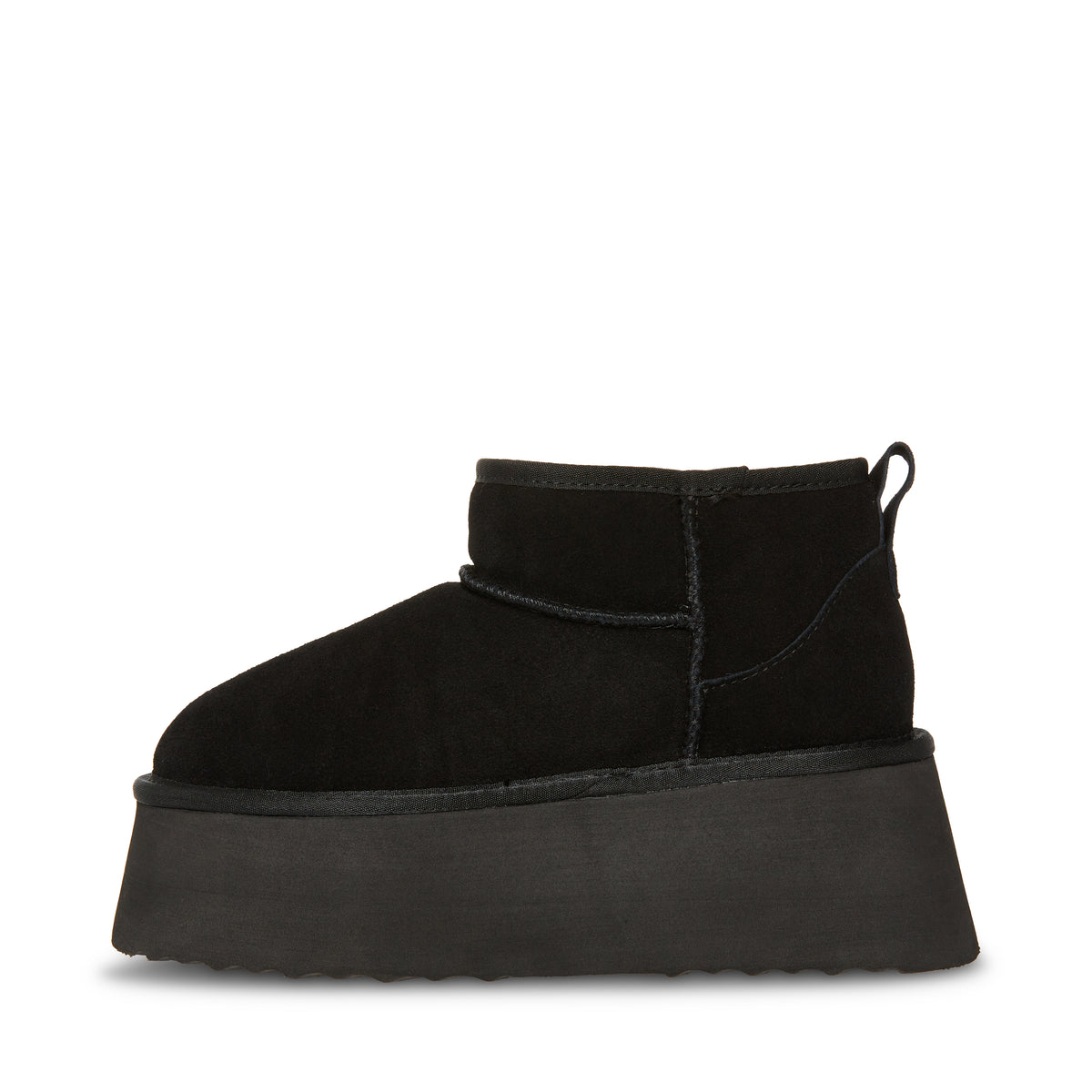 Campfire Tan Suede Black - Stivali Donna Neri SMSCAMPFIRE 015 STEVE MADDEN 