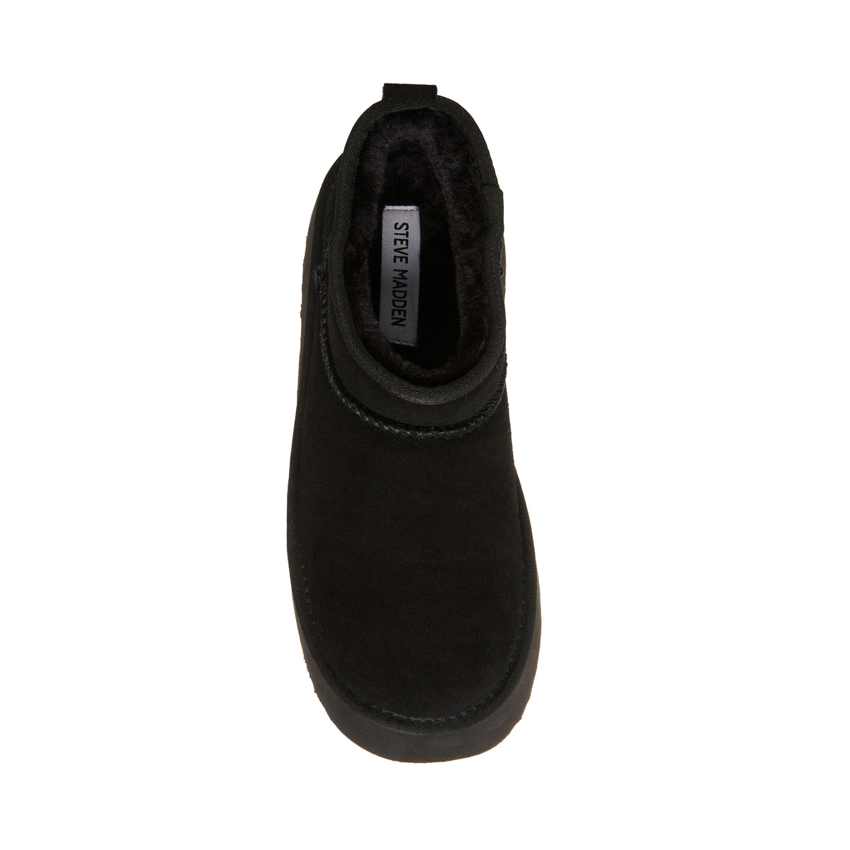 Campfire Tan Suede Black - Stivali Donna Neri SMSCAMPFIRE 015 STEVE MADDEN 