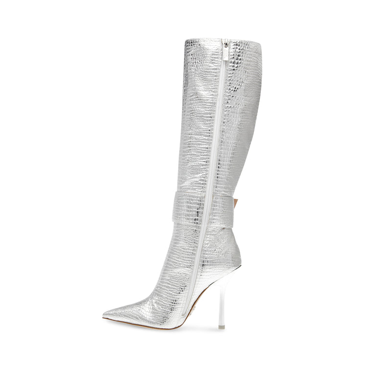 Priyanka Silver - Stivali Alti Donna Argento SMSPRIYANKA 393 STEVE MADDEN 