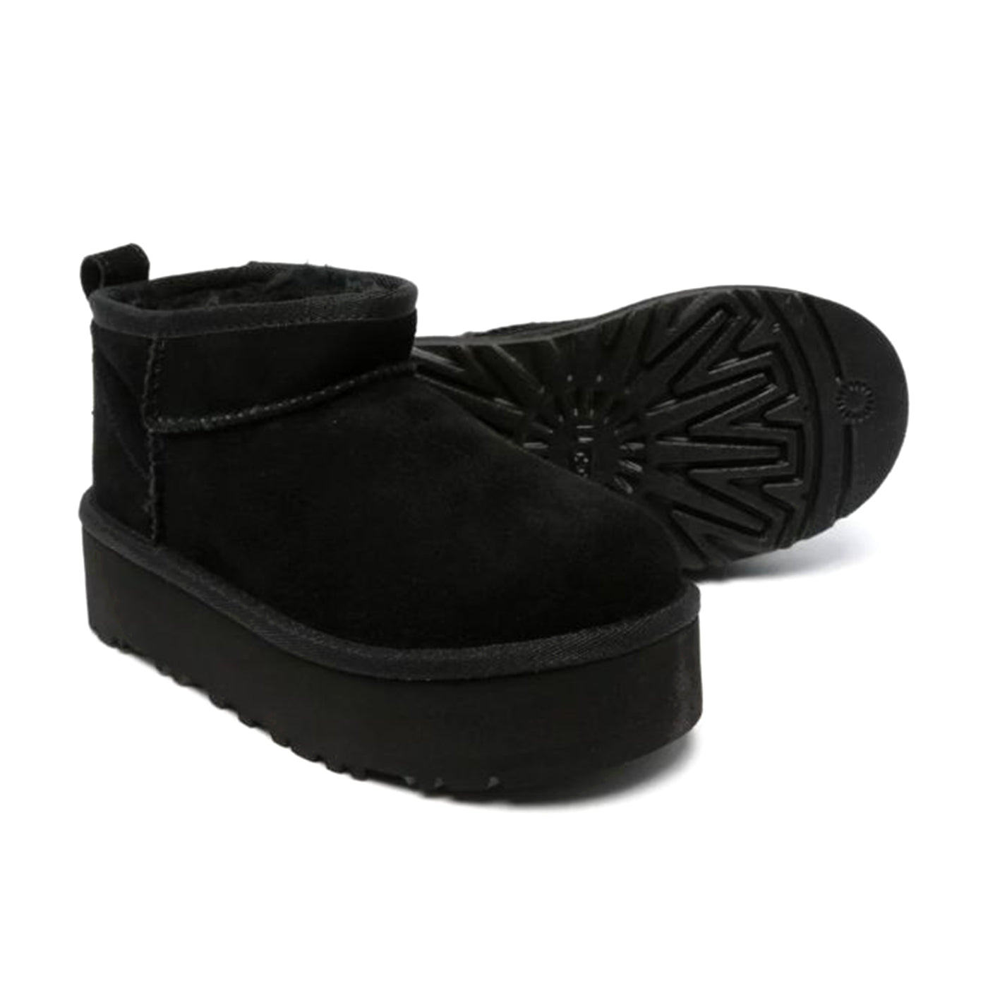 UGG® CLASSIC ULTRA MINI PLATFORM BLACK - Stivaletti Bambini Neri 1157791K BLK UGG 