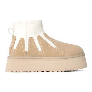 UGG® W CLASSIC MINI DIPPER SUNWAVE MUSTARD SEED - Stivali Donna Beige 1167591-MDSD . UGG 