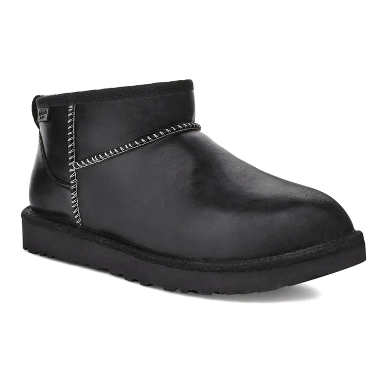 UGG® M CLASSIC ULTRA MINI LTHR REGENERATE BLACK - Stivali Uomo Neri UGMCLUMLRBLK1158191M . UGG 