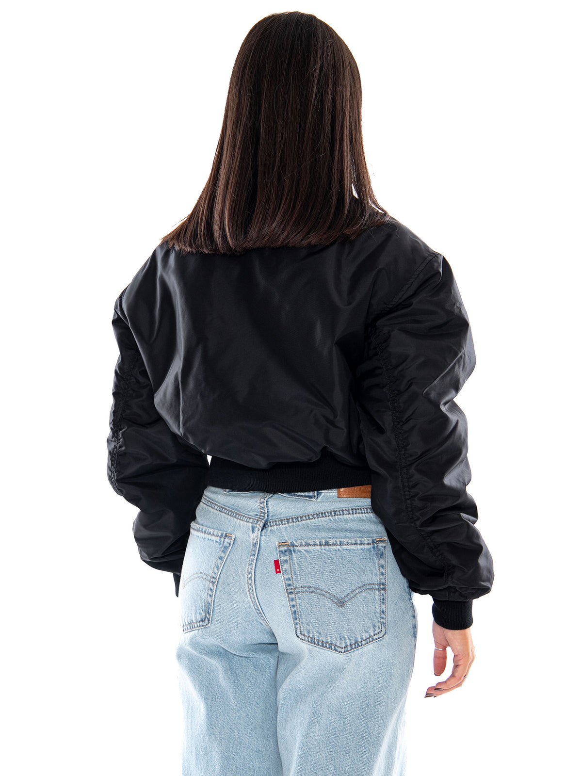 MA-1 Cropped Bomber -- Giacca Donna Nera F258010 3 ALPHA INDUSTRIES 