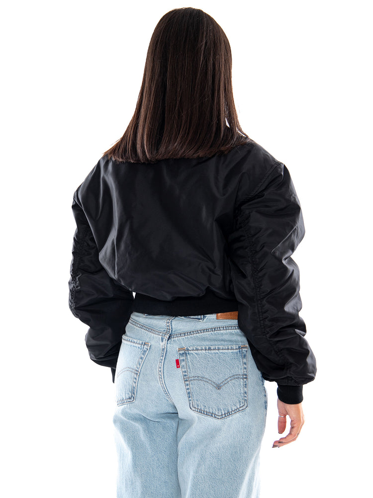 MA-1 Cropped Bomber -- Giacca Donna Nera F258010 3 ALPHA INDUSTRIES 