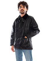 Bedale Wax Jacket Black - Giacca Uomo Nera  Uomo BARBOUR