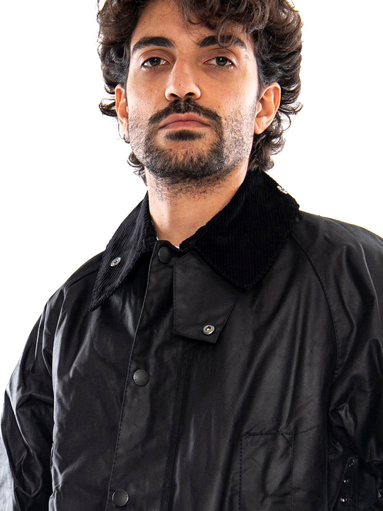 Bedale Wax Jacket Black - Giacca Uomo Nera 262MMWX0018 BK91 BARBOUR 