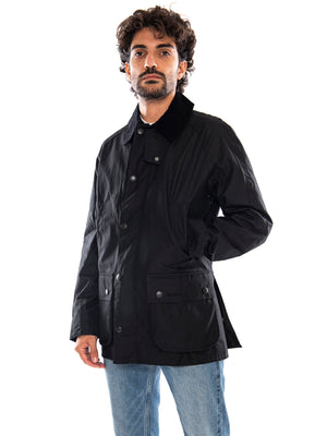 Ashby Wax Jacket Black / Classic - Giacca Uomo Nera 262MMWX0339 BK72 BARBOUR 