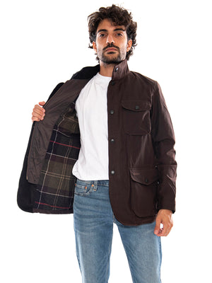 Ogston Wax Jacket Rustic Classic - Giacca Uomo Marrone 262MMWX0700 RU71 BARBOUR 