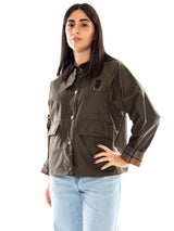 Barbour Women's Spey Wax Jacket Beech / Dress - Damen Jacke Grün Braun Damen BARBOUR