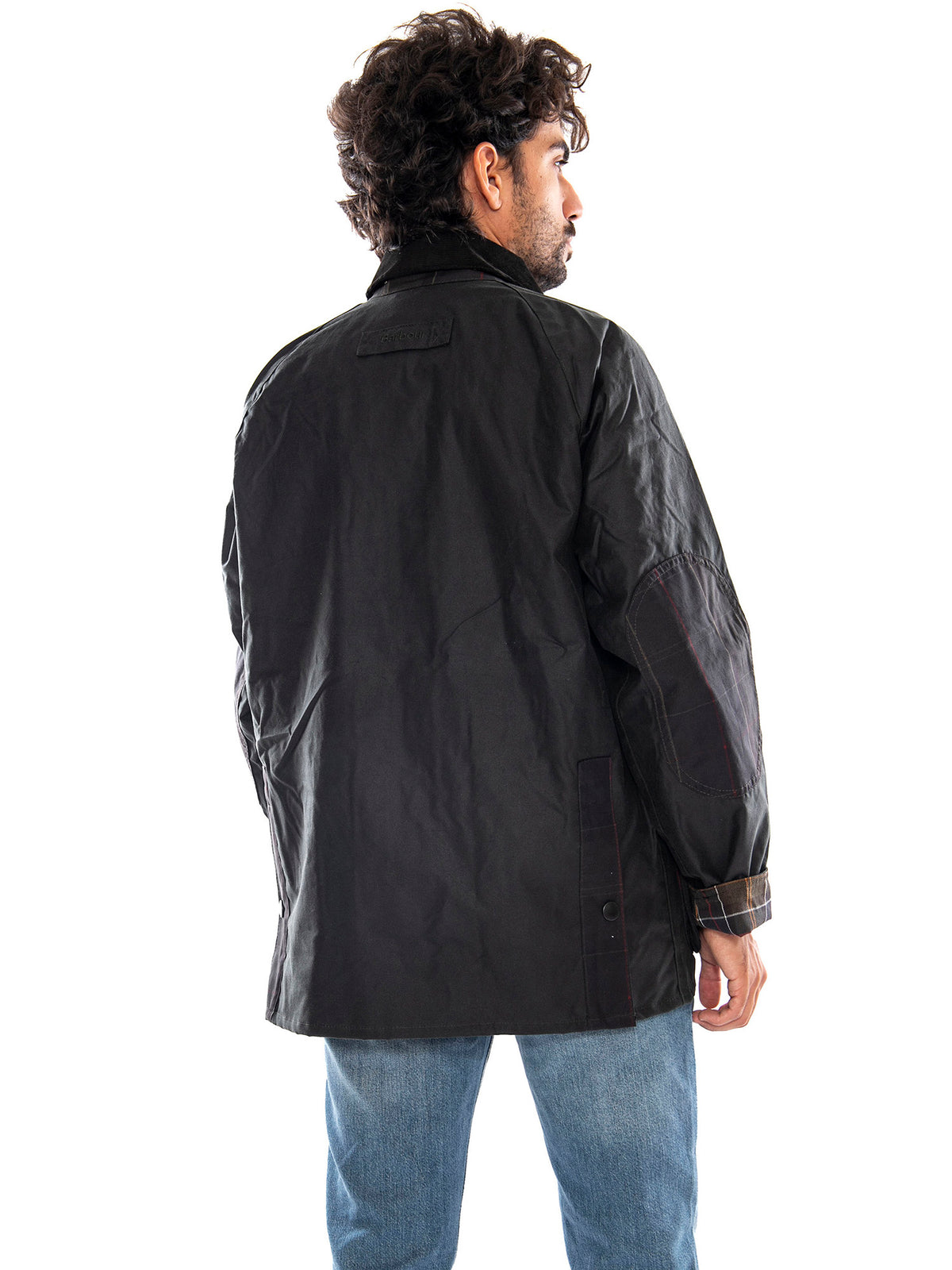 Icons Patch Bedale Wax Jacket Sage - Giacca Uomo Verde Salvia<BR/><BR/> MWX2585 SG51 BARBOUR 