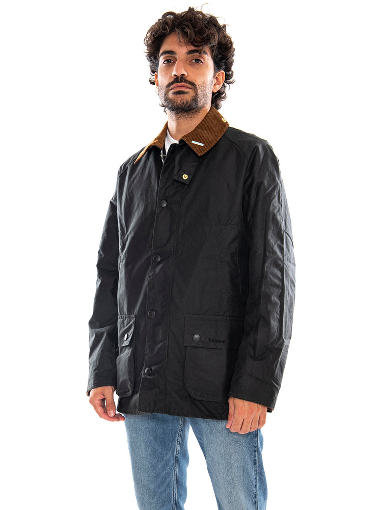 Icons Ashby Wax Jacket Sage - Giacca Uomo Verde Salvia MWX2588 SG51 BARBOUR 