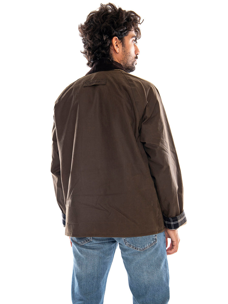 Icons Transport Wax Brown - Giacca Uomo Marrone MWX2615 BR71 BARBOUR 