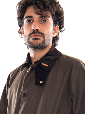 Icons Transport Wax Brown - Giacca Uomo Marrone MWX2615 BR71 BARBOUR 