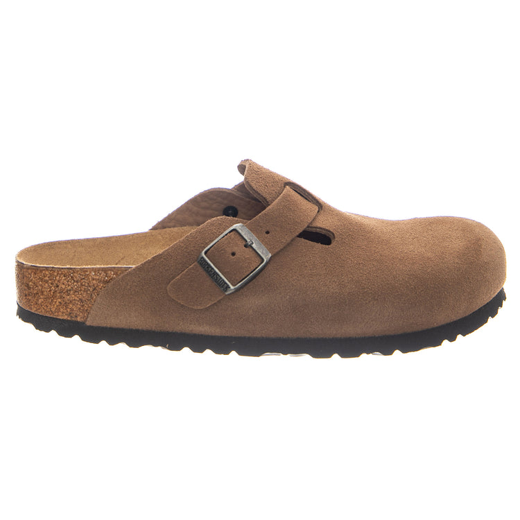 Boston Suede Leather Dark Tea - Sandali Calzata Stretta Uomo/Donna Marroni 1032795 DKT BIRKENSTOCK 