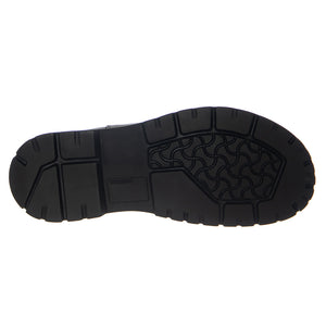 Birkenstock Highwood Slip On Mid S Natural Leather Black - Stivaletti Uomo Neri in Pelle 1033138 BLK BIRKENSTOCK 