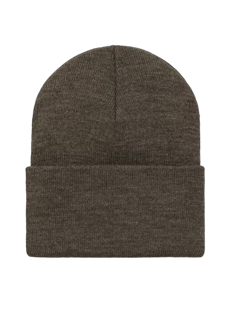 CARHARTT WIP ACRYLIC WATCH HAT SHUNGITE HEATHER - Cappellino a Cuffia Verde Scuro I020175 3XRXX CARHARTT WIP 