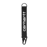 JADEN KEYHOLDER BLACK / WHITE - Schlüsselanhänger Schwarz ACCESSOIRES CARHARTT WIP