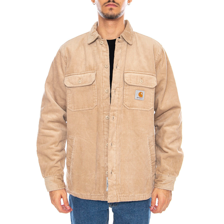 WHITSOME SHIRT JAC WALL - Giacca Uomo Beige I028827 G1XX CARHARTT WIP 