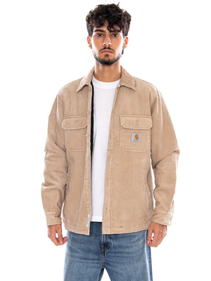 WHITSOME SHIRT JAC WALL - Giacca Uomo Beige I028827 G1XX CARHARTT WIP 