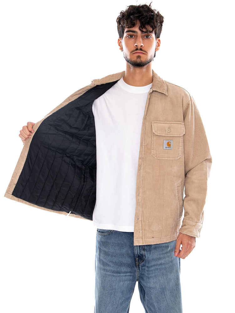 WHITSOME SHIRT JAC WALL - Giacca Uomo Beige I028827 G1XX CARHARTT WIP 