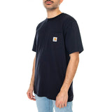 S/S POCKET T-SHIRT DARK NAVY - Crewneck T-Shirt Herren Navy Blau Herren CARHARTT WIP