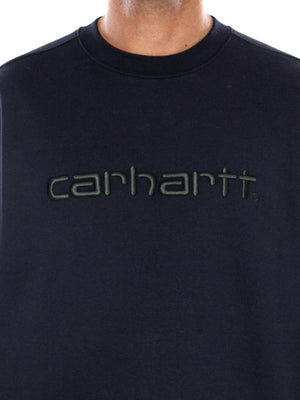 CARHARTT WIP CARHARTT SWEAT DARK NAVY / DARK SCARAB - Felpa Girocollo Uomo Blu I030546 3Z0XX CARHARTT WIP 