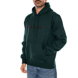 HOODED CARHARTT SWEAT DARK SCARAB / PALISANDER - Herren-Hoodie Schwarz Herren CARHARTT WIP