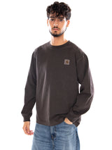 L/S VISTA T-SHIRT TOBACCO GARMENT DYED - Langarm-T-Shirt mit Rundhalsausschnitt Herren Braun Herren CARHARTT WIP