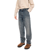 Single Knee Pant Blue, Worn used wash - Denim Jeans Hose Herren Blau Herren CARHARTT WIP