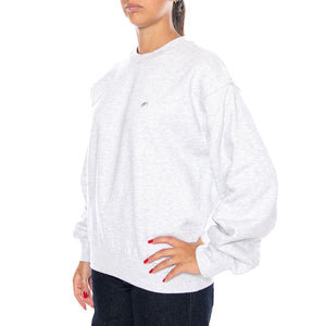 W' CASEY SWEATSHIRT ASH HEATHER / SILVER - Felpa Girocollo Donna Grigia I032643 1DQXX CARHARTT WIP 