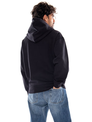 HOODED WIP SWEAT JACKET BLACK - Felpa con Cappuccio e Zip Uomo Nera I034691 8906 CARHARTT WIP 